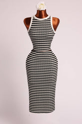 Oats sleeveless top & midi skirt set