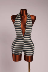 Picnic halter romper