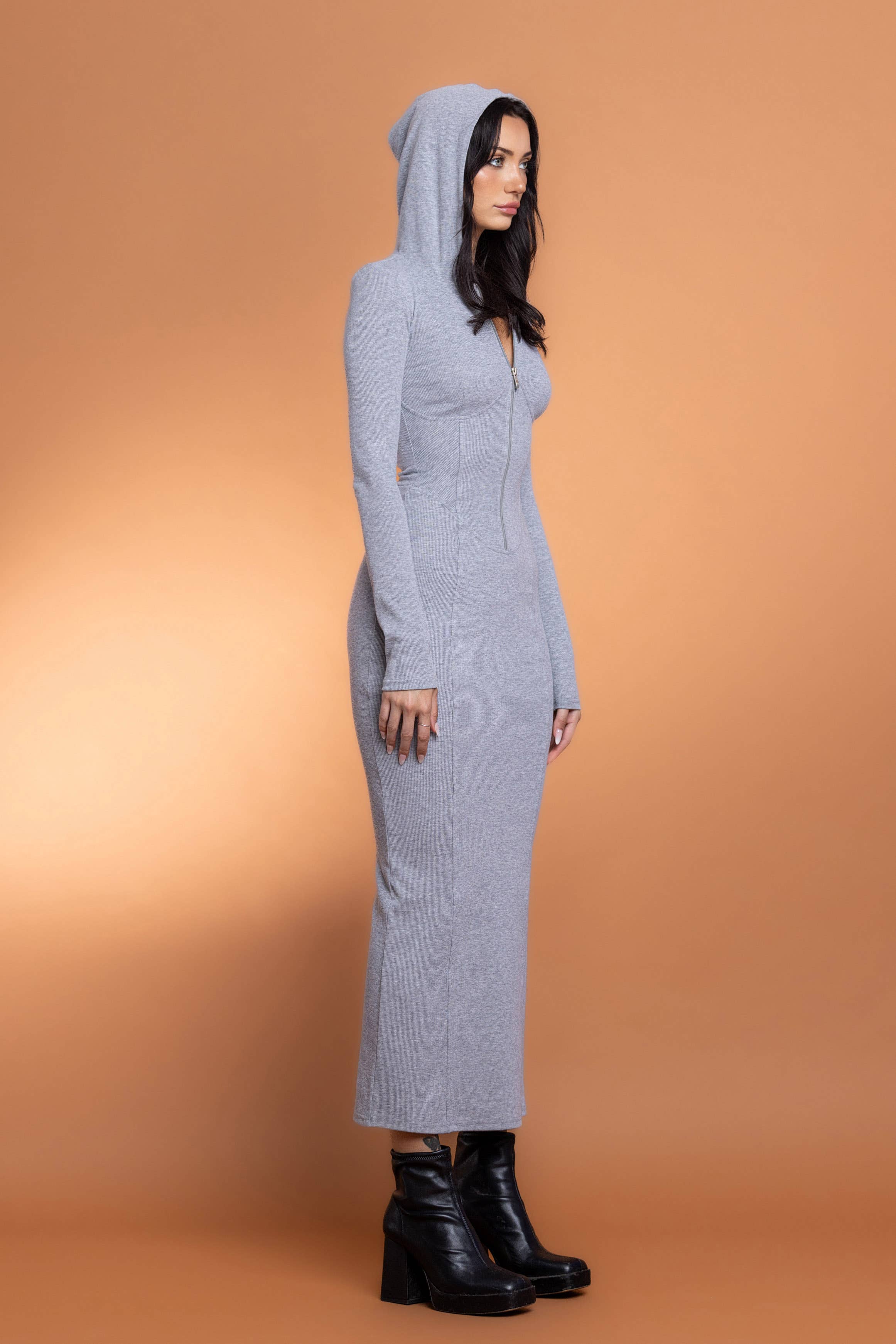 Simplicity maxi dress w/ hoodie