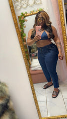 Denim bliss jean set