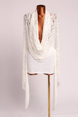 Occasion Cowl neck lace dress