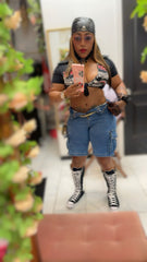 Dess denim cargo jorts