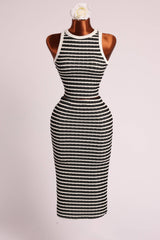 Oats sleeveless top & midi skirt set