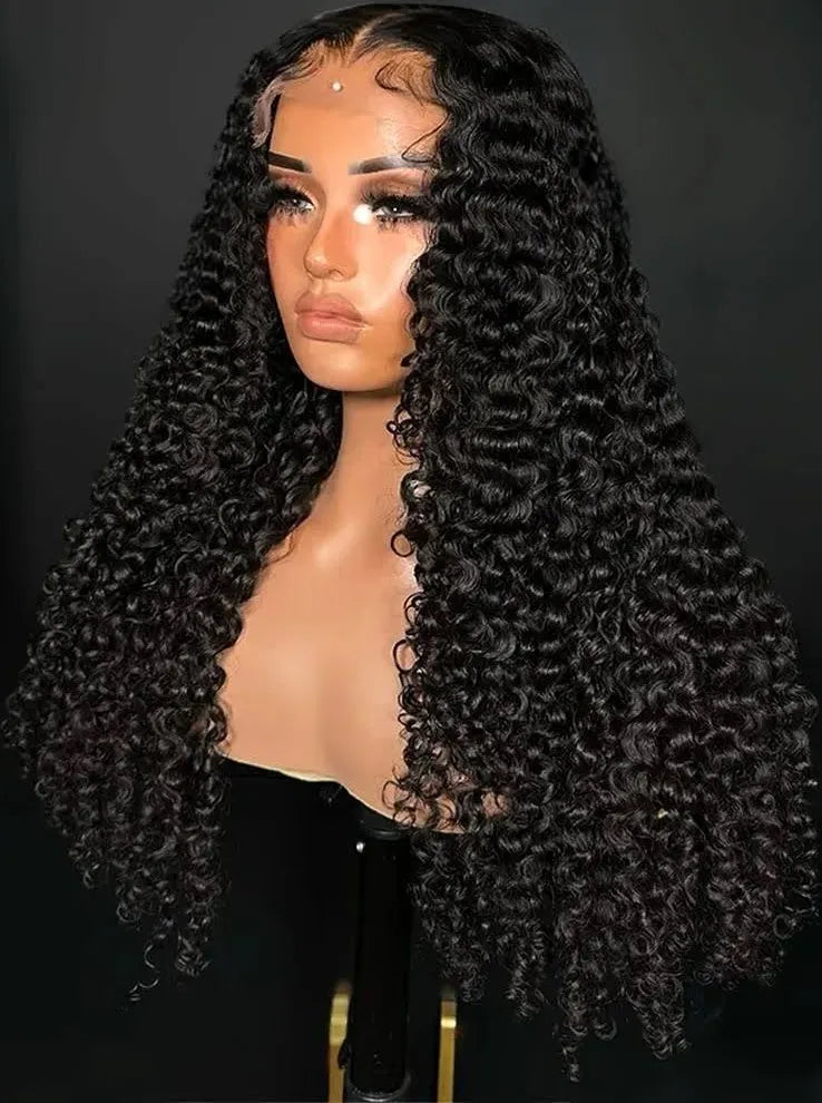 Raw Burmese Curly HD Full Frontal Lace Wig