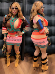 Class Act Sweater Skirt Set