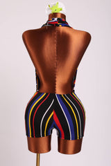 Badgirl halter romper