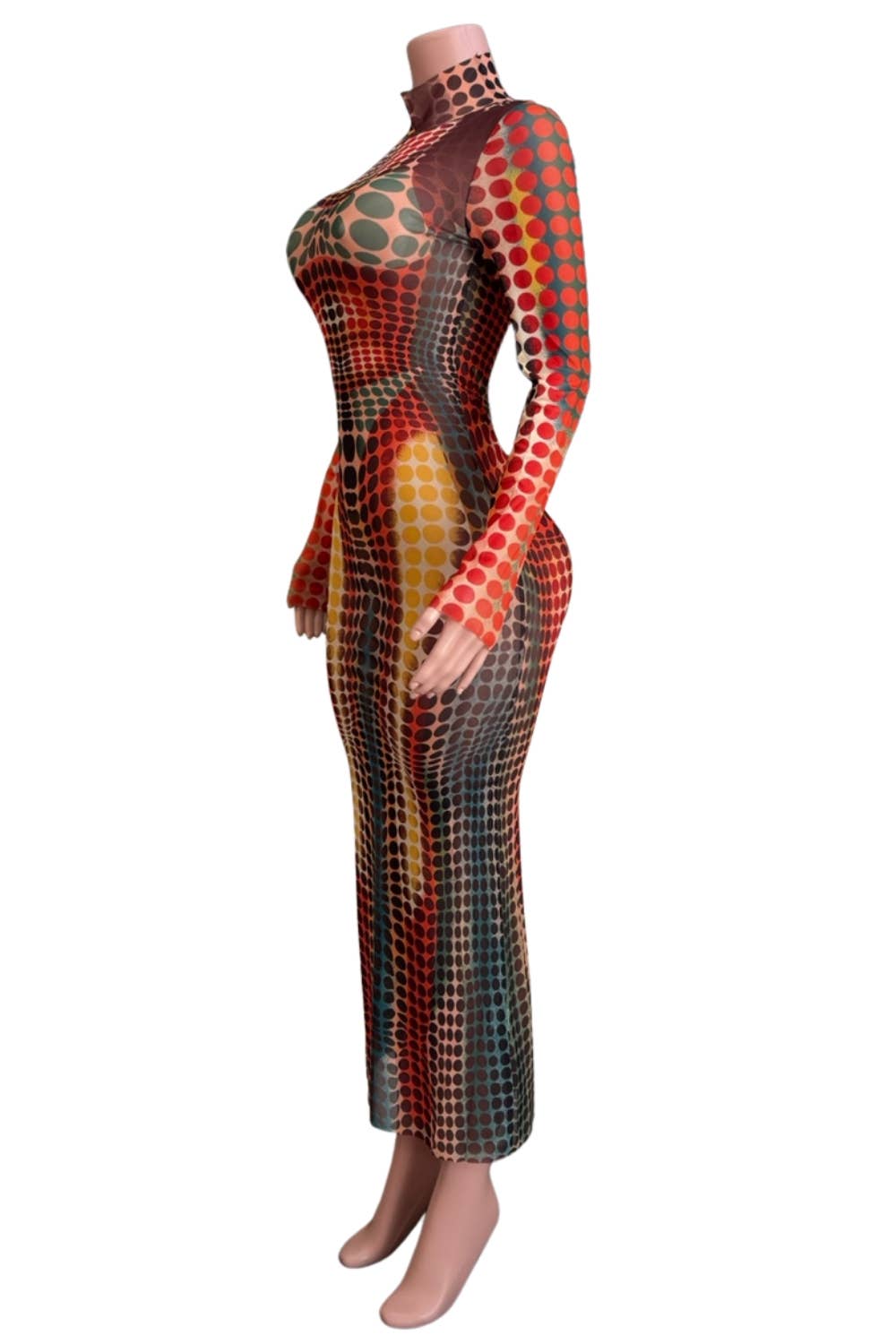 Chaos Bodycon Maxi Dress