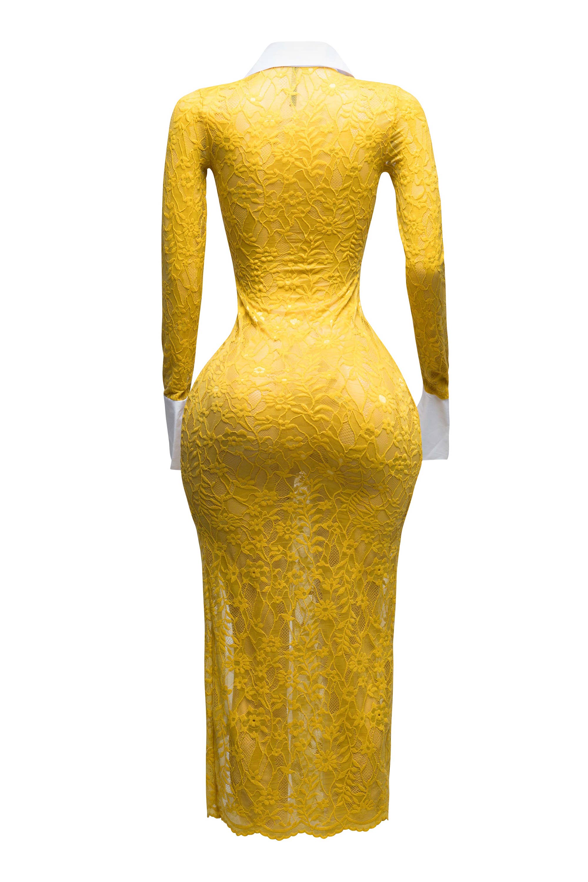 Mortica lace maxi dress