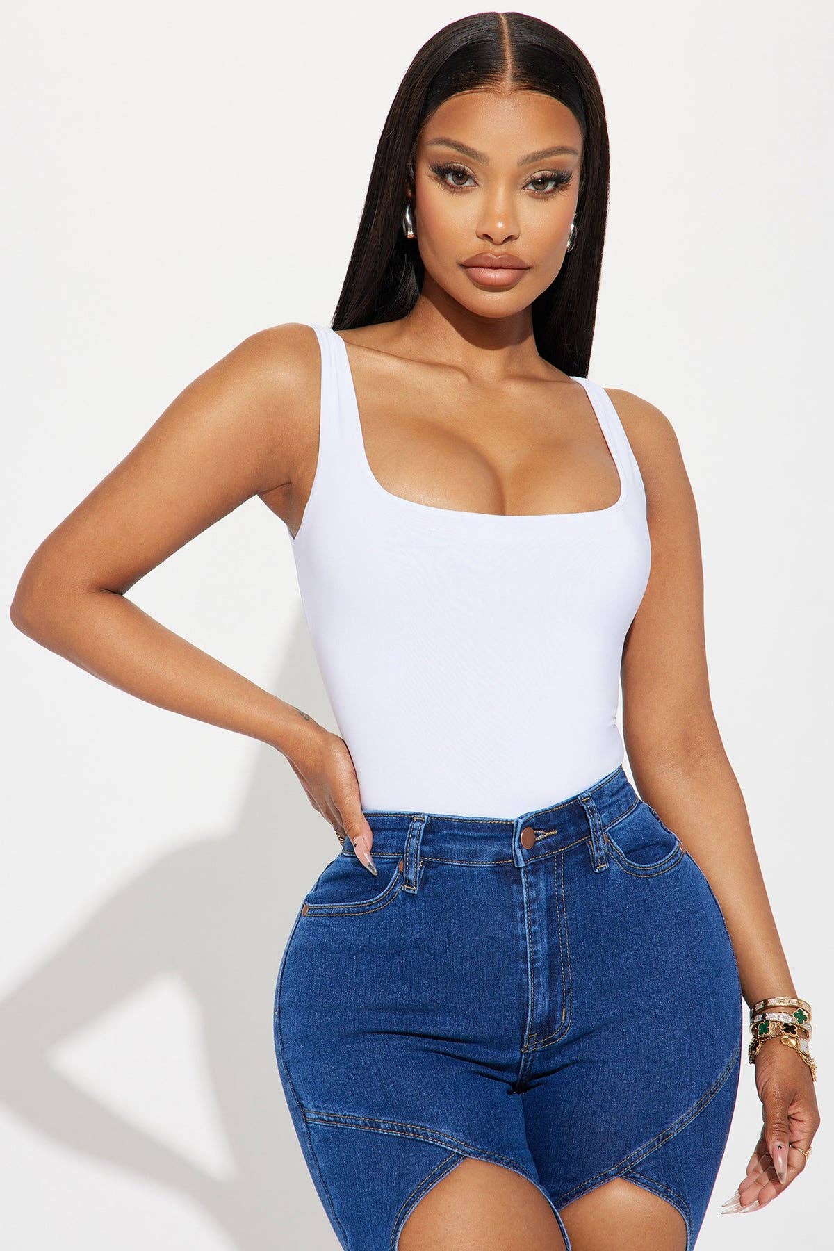 BAESIC backless bodysuit